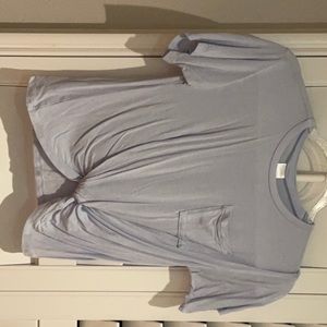 Nordstorm light blue shrit with knot.